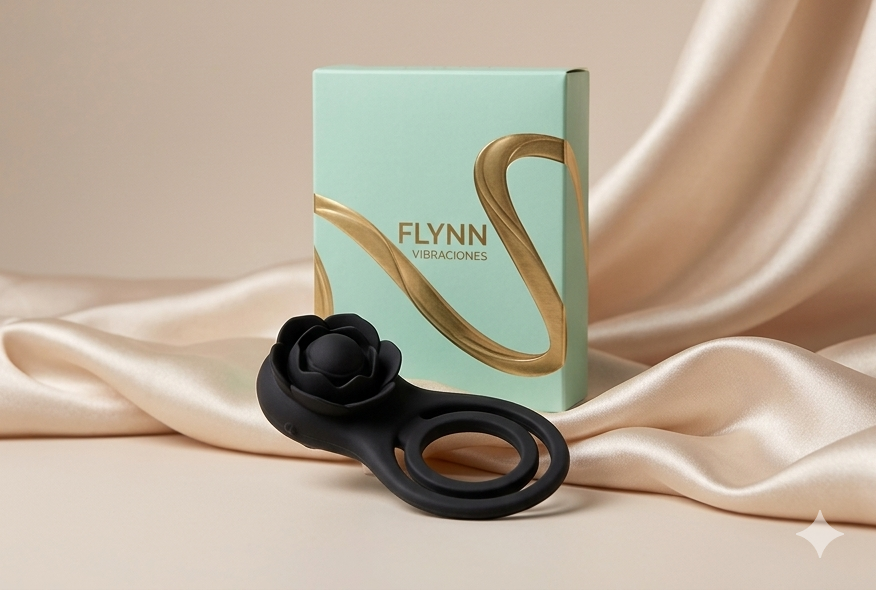 Anillo Vibrador "Flynn" Dos Aros Con App