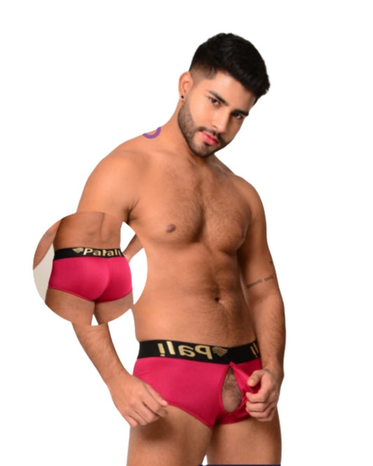 Tanga Jon con Detalles en Malla - Blanco