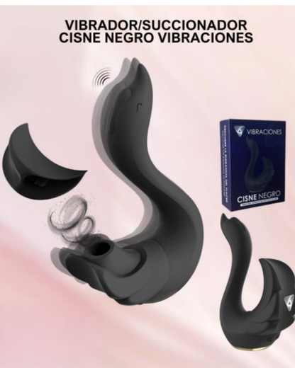 Vibrador/Succionador Cisne Negro Vibracciones