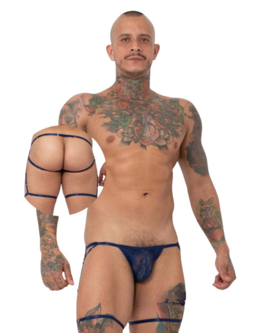 Jockstrap en Blonda Azul