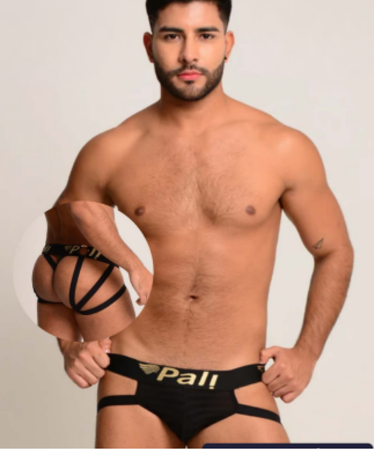Jockstrap Araña Negro