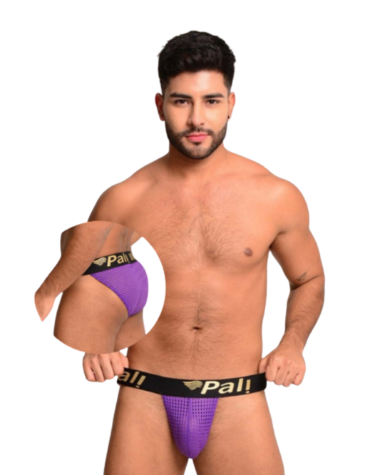 Tanga en Malla Morado