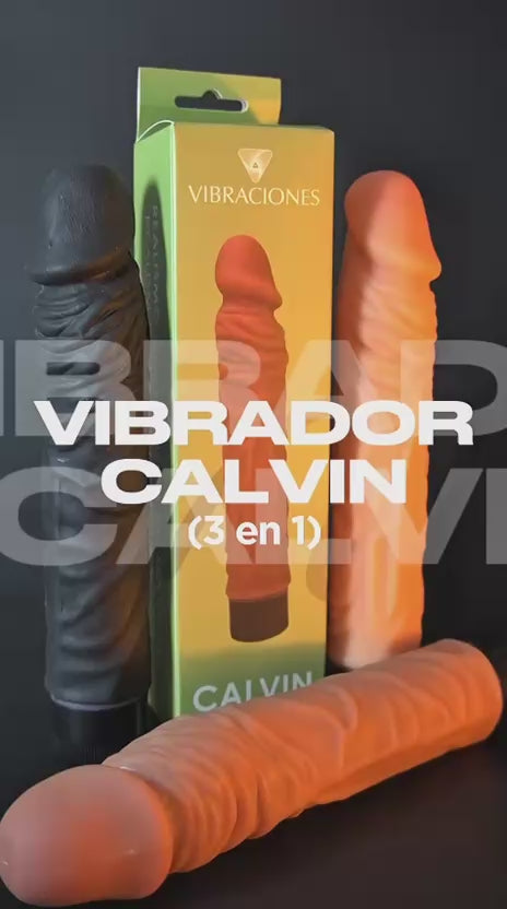 Vibrador "calvin” vibrating cock sin testículos