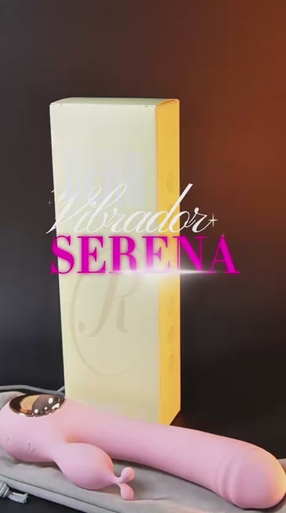 Vibrador Lust Varita Recargable Con Estimulador Clitoriano "Serena"